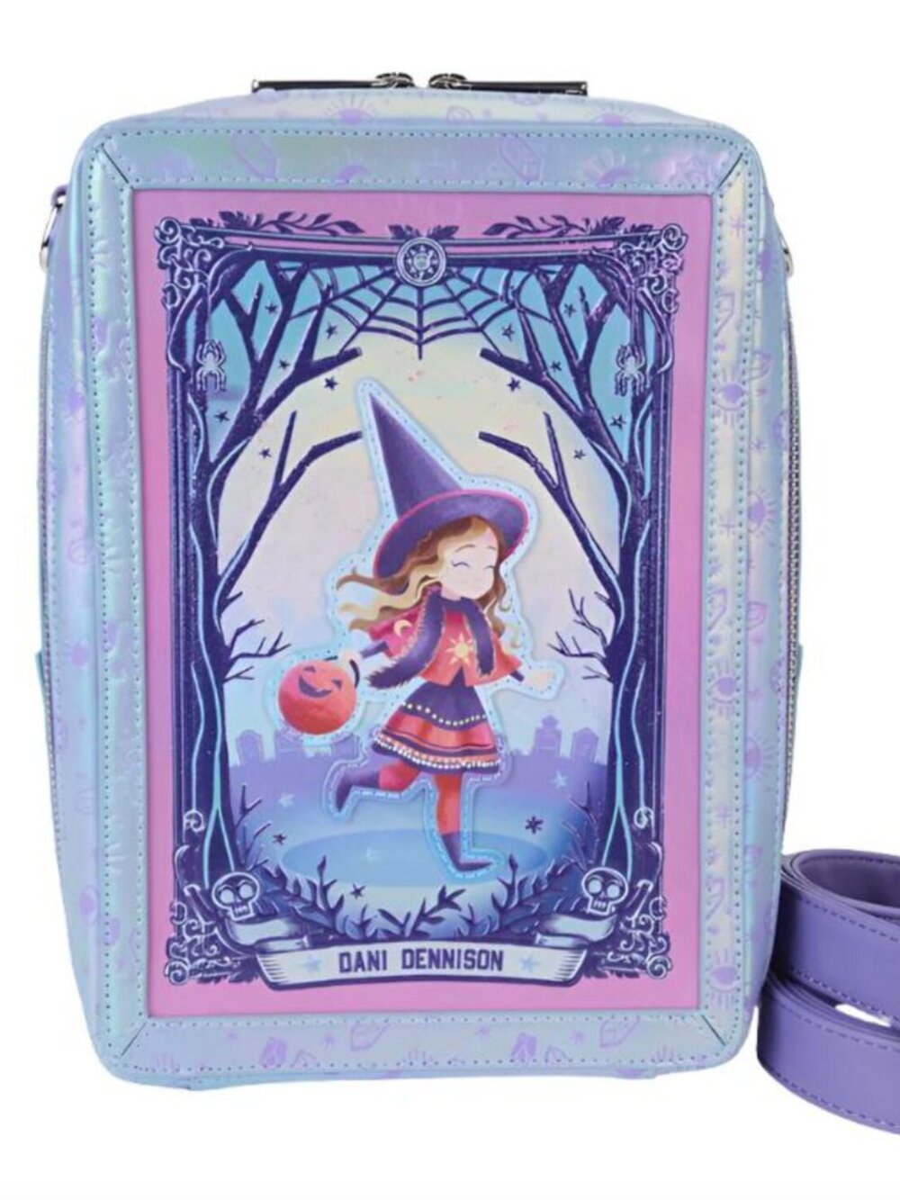 Hocus Pocus Tarot Card Iridescent Crossbody Bag Loungefly NWT
